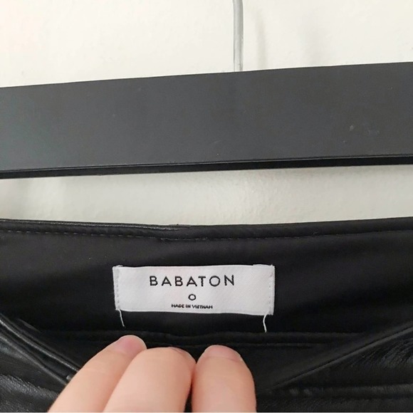 Aritzia Command Pant Faux Leather - Picture 4 of 6